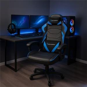 San Marco Sedia Gaming Ergonomica (Blu)