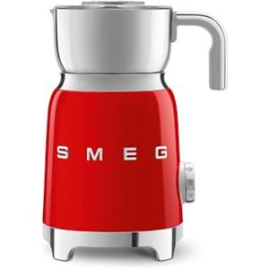 Smeg, Montalatte Multifunzione MFF11RDEU, con Sistema ad Induzione, 6 Programmi Preimpostati, Una funzione Manuale, Caraffa Removibile da 600 ml, Tappo Misuratore, Avvolgicavo Integrato, 500W, Rosso