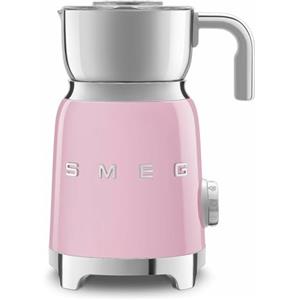 Smeg, Montalatte Multinfuzione MFF11PKEU, con Sistema ad Induzione, 6 Programmi Preimpostati, Una funzione Manuale, Caraffa Removibile da 600 ml, Tappo Misuratore, Avvolgicavo Integrato, 500W, Rosa