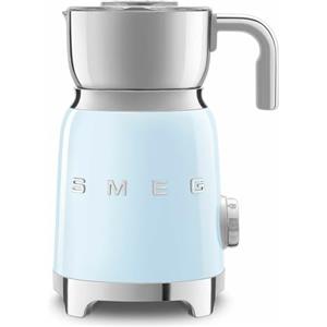 Smeg, Montalatte Multifunzione MFF11PBEU, con Sistema ad Induzione, 6 Programmi Preimpostati, Una funzione Manuale, Caraffa Removibile da 600 ml, Tappo Misuratore, Avvolgicavo Integrato, 500W, Azzurro