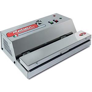 Reber 9709 NE Apparecchio per Confezionamento Sottovuoto Automatico Ecopro 30, 850Mb, 18Lt/Min, Inox, 200W, Grigio