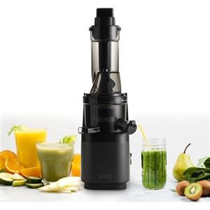 Classe Italy Estrattore di succo a Freddo VIVO Big Mouth 43 giri, Estrattore Frutta e Verdura con Filtro Succhi e Filtro SORBETTO, funzione risciacquo, Spremitura a Freddo, Motore a induzione