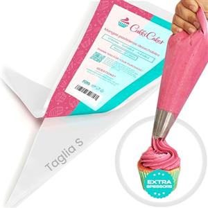 CukkiCakes 100 sac à Poche Professionali USA e Getta (Dimensioni: 30/40/47/53cm) - 100% Riciclabile - Spessore Extra (0.08mm)…