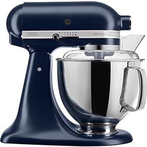 Kitchenaid Planetaria - Artisan - Robot da Cucina con testa inclinabile e 7 accessori - 4.8 L - Impastatrice - Color Ink blue