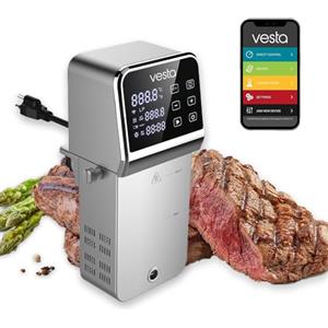 V Vesta Precision Vesta Precision Termocircolatore Professionale per Cotture a Bassa Temperatura Imersa Tower SV330 | Include app di controllo Wi-Fi | Macchina per la Cottura Sottovuoto 2300W