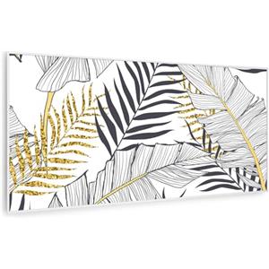 Klarstein Air Art Smart Stufa Elettrica Basso Consumo, Termoconvettore Elettrico da Parete 700W con Controllo IoT/WiFi App, Termosifone Elettrico a Muro, Pannello Radiante Infrarossi, Senza CO2