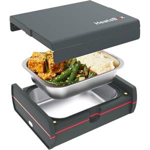 Faitron HeatsBox - Contenitore per il pranzo elettrico, per il riscaldamento degli alimenti, ciotola in acciaio inox a tenuta stagna (925 ml) (Pro)