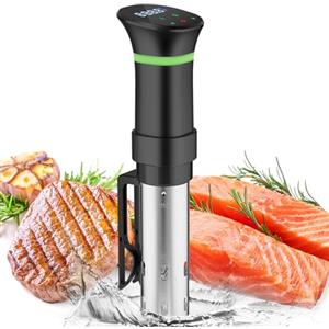 Vpcok Direct Roner Cucina a Bassa Temperatura 1000W Cottura Bassa Temperatura 25-92,5℃ e Timer Sous Vide Roner Professionale Slow Cooker Circolatore di Immersione con Display Touch LCD