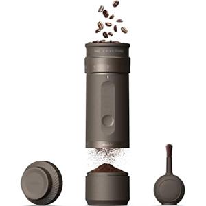 OutIn Fino Macina caffè elettrico portatile, macinacaffè a chicchi regolabili con 28 impostazioni di macinatura precisa, macinacaffè compatto con ricarica rapida, per viaggi, campeggio