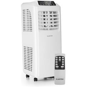 KLARSTEIN Pure Blizzard - Condizionatore Portatile, 3in1: Raffrescatore, Ventilatore, Deumidificatore, Guarnizione per Finestre, Telecomando, 7.000 BTU/2,1 kW, 21-34 m², 3 2G, Bianco