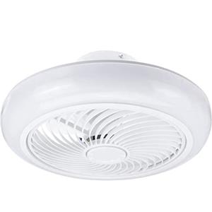 BEL AIR HOME - Ventilatore da Soffitto Mykonos con Motore DC, Luce LED 72W Regolabile 3000K-6000K - Telecomando, Installazione Facile - Bianco, Metallo