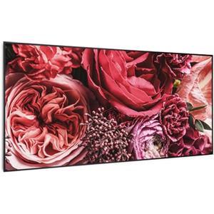 Klarstein Air Art Smart Stufa Elettrica Basso Consumo, Termoconvettore Elettrico da Parete 700W con Controllo IoT/WiFi App, Termosifone Elettrico a Muro, Pannello Radiante Infrarossi, Senza CO2