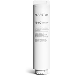 Klarstein Ricambio Depuratore Acqua Domestico, Filtro Acqua Rubinetto Depuratore per Sistema di Filtraggio ad Osmosi Inversa, Compatibile con PuraFina 400/600 GPD, Rimuove Contaminazioni,1 Confezione