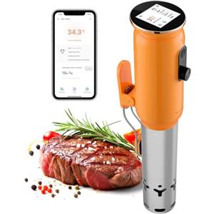 INKBIRD Wifi Sous Vide Roner 1000W, WLAN Professionali Roner Cucina, 0-90℃ Cottura Bassa Temperatura: TFT, Riscaldamento a Circolazione Dell'Acqua 3D, Menu Preimpostati Dell'App e Timer, Preciso 0,1°C