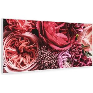 Klarstein Air Art Smart Stufa Elettrica Basso Consumo, Termoconvettore Elettrico da Parete 700W con Controllo IoT/WiFi App, Termosifone Elettrico a Muro, Pannello Radiante Infrarossi, Senza CO2