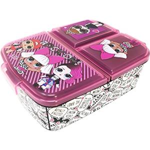 Theonoi Contenitore per il pranzo per bambini a scelta: Frozen PJ Masks Spiderman Avengers - Mickey - Paw in plastica senza BPA - ottimo regalo per bambini (LOL L.O.L.)