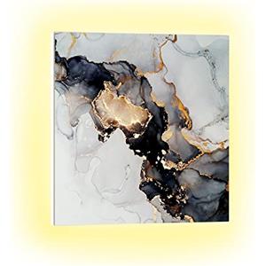 Klarstein Smart Stufa Elettrica Basso Consumo, Termoconvettore a Parete 500W Termosifone Elettrico, Riscaldamento Elettrico, Pannello Radiante Infrarossi, Lampada Riscaldante, WiFi/App, IP44, No CO2