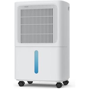 LEENON Deumidificatore Casa Muffa 16L/24h, Elettrico Deumidificatore Portatile con 3 Modalità, Silenzioso 36dB, Riavvio Automatico, Asciugatura Biancheria, Drenaggio Continuo, Timer, per Casa Bagno