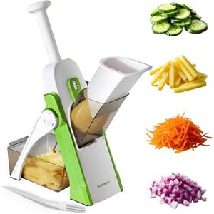 SupMaKin Mandolina di verdure, Spessore regolabile Patate Affettatrice Cipolla Chopper Kitchen Chopping Artifact Multifunzionale Cutte