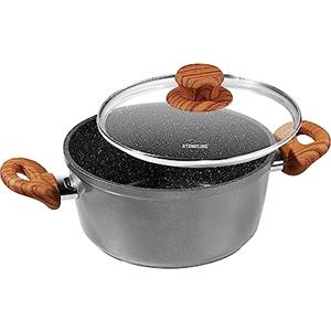 STONELINE® Made in Germany, Alluminio, Marrone (impugnatura)., 20 cm