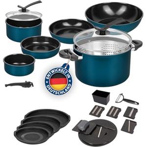 Genius Kelton - Set di pentole da 27 pezzi