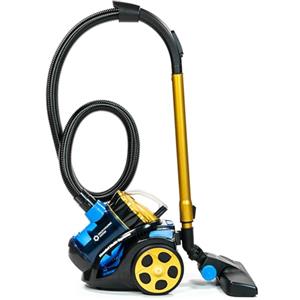 ECO-DE ECODE® Aspirapolvere Con Filo 900 watt Ciclonico Senza Sacco e Filtro Hepa Antiacaro, Potente Vacuum Cleaner Aspiratore a Traino con 6 Accessori Ideale su Tutte Le Superfici, Divani, Auto e Materassi