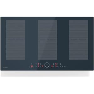 Klarstein Delicatessa 90 - Piano Cottura A Induzione, 6 Zone Flex, 10.500W, Booster, Slider Touch, Timer & Blocco Per Bambini, Vetroceramica Nera, 90 cm