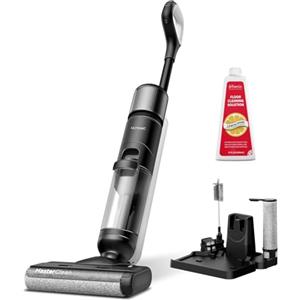 Ultenic Lavapavimenti Senza Filo, 50 Min Autonomia, Auto-Propulsione, Aspirapolvere Lavapavimenti con Rilevamento Automatico Sporco, Pulizia Bordi, Doppio Serbatoio, Assistente Vocale per Pavimenti