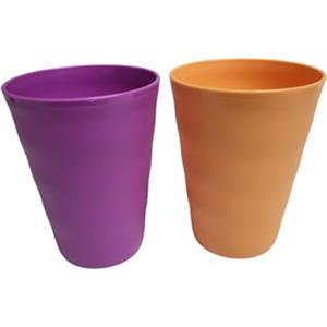 Tupperware Tazza per cannuccia, in plastica, 500 ml, 500 ml (set da 2 pezzi, 330 ml)