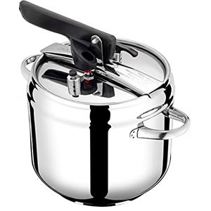 Pintinox pentola a pressione First in acciaio inox nichel free, adatta all'induzione, con 4 sistemi di sicurezza 3,5 Lt