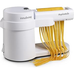 Innoliving Macchina Elettrica Sfogliatrice per Pasta Fatta in Casa INN-783, 100W, 6 Livelli di Spessore, 3 Rulli Inclusi, Lasagna, Tagliatelle, Chitarrine, Lavorazione Continua fino a 1 Ora