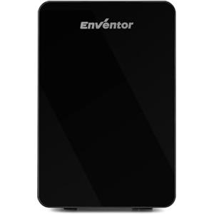 Enventor Frigorifero Piccolo 15L Nero, Mini Frigo da Camera a 20 Lattine, Raffreddamento e Riscaldamento, 12V/220V, per Cosmetici, Bevande, Frutta, Cibo