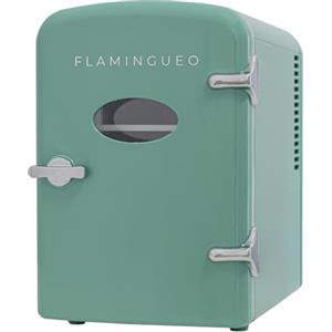 Flamingueo Frigorifero Piccolo - Mini Frigo 4L, Frigo 12V/220V, Mini Frigo da Camera, Raffreddamento e Riscaldamento, Frigo Piccolo da Ufficio