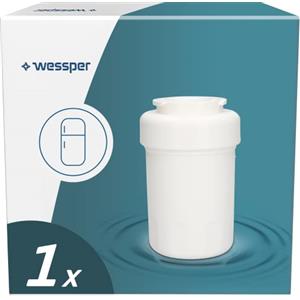 Wessper® Aqua Crystalline sostituzione del filtro per l'acqua del frigorifero per General Electric GE Smartwater: MWF GE MWF MWFA MWFAP MWFDS MWF-INT MWFP GWF GWF01 GWF06 GWFA GWFDS 53-WF-07GE WF07