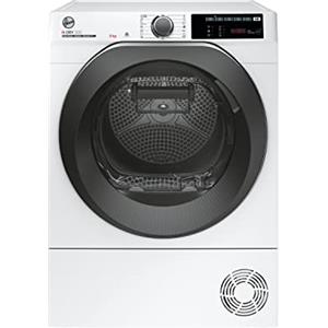 Hoover H-DRY 500 Asciugatrice 9 Kg, Pompa di Calore, Libera Installazione, 59,6 x 58,5 x 85 cm, Classe A+++, Controllo Wi-Fi + BLE, App hOn, Griglia Scarpe, Bianca - NDE H9A3TCBEXS-S