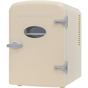 Flamingueo Frigorifero Piccolo - Mini Frigo 4L, Frigo 12V/220V, Mini Frigo da Camera, Raffreddamento e Riscaldamento, Frigo Piccolo da Ufficio