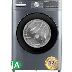 CHiQ Smart Lavatrice 10kg CFL100-14586IM3XA,1400 giri,15 Programmi,Motore a inverter stabile,Programma Rapido,Space Pro - Slim Carica Frontale, Profondità del piano di lavoro,Child Lock