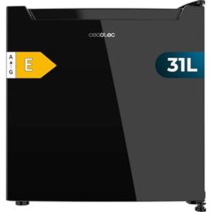Cecotec Mini Frigorifero Bolero CoolMarket TT 31 Dual Black E. 31L, Dual Function, Classe E, Controllo Meccanico, Vassoio Estraibile, 47,4x44,7x49,6 cm, compatto e versatile per ogni esigenza.