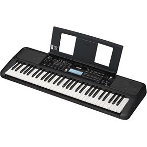Yamaha PSR-E383 - Tastiera Portatile per Principianti con 61 tasti, 650 Voices, 48 note di polifonia, 260 Styles di auto accompagnamento, 2 Lezioni Online con un insegnante delle scuole Yamaha