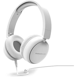 Energy Sistem UrbanTune - Cuffie con cavo (plastica 100% riciclata, cavo rimovibile, microfono, assistente vocale) bianco