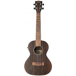Kala KA-EBY-TE - Ukulele Tenore Elettrificato Adulti e Principianti, Ukulele in Mogano e Palissandro a 4 Corde per Musicisti Esperti e Nuovi con Custodia Inclusa, Strumenti Musicali a Corda, Satinato