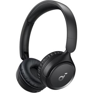 Soundcore Cuffie Bluetooth On-Ear H30i, Cuffie Wireless, Design Pieghevole, Bassi Puri, 60 Ore di Riproduzione, Bluetooth 5.3, Leggere e Confortevoli, Connettività con App, Connessione Multipunto