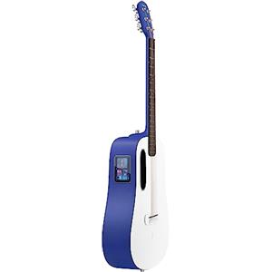 LAVA ME Play - Chitarra elettroacustica con splendida custodia Gigbag, chitarra-smart in fibra di carbonio, 36 pollici (91,5 cm), blu profondo e bianco ghiaccio