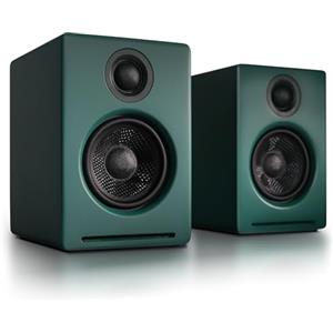 Audioengine Senza fili Casse per computer - Altoparlanti da tavolo wireless Bluetooth A2 Plus - Altoparlanti per computer da 60 W per musica e giochi (Verde)