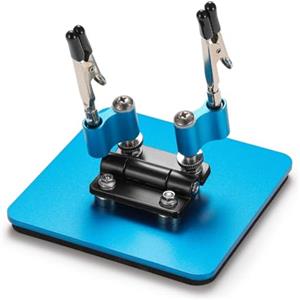 SainSmart Soldering Helping Hands Bracci magnetici regolabili a 360°, base in acciaio compatta, mini stazione di saldatura, bracci di assistenza magnetici per circuiti, riparazioni elettroniche