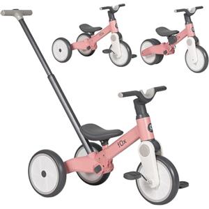 Olmitos - Triciclo Evolutivo Fox 5 in 1 - Bicicletta a Equilibrio e Pedali per Bambini da 18 Mesi a 3 Anni - Triciclo Senza Pedali Sicuro e Divertente, Bicicletta per Bambini (rosa)