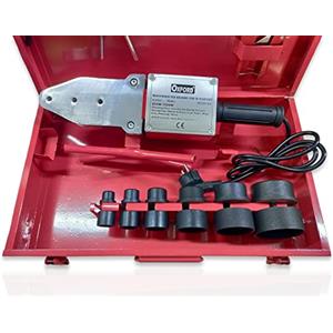 Terryshop74 Polifusore saldatore per tubi Idraulica stazione saldante e pressa per tubi polipropilene con 6 matrici (2300 (1500+800 watt))
