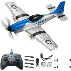 Womaqu RC modello aereo telecomandato 3 canali 2.4GHz con giroscopio a 6 assi, struttura in EPP resistente, raggio 150m, 2 batterie fino a 40 min di volo, facile da usare per principianti, bambini e adulti