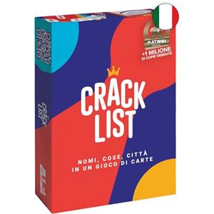 CRACK LIST - Gioco di Carte Divertente per Tutta la Famiglia | 2-8 Giocatori | Età 10+ | Durata: 30 Min | Gioco da Tavolo per Amici e Famiglie | Versione Italiana