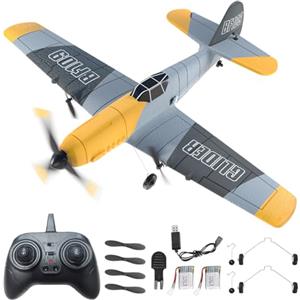 Womaqu Aereo telecomandato RC 3 canali 2.4GHz RTF con giroscopio 6 assi, in EPP leggero e resistente, autonomia 150m, 2 batterie fino a 20 min di volo, ideale per principianti, bambini e adulti